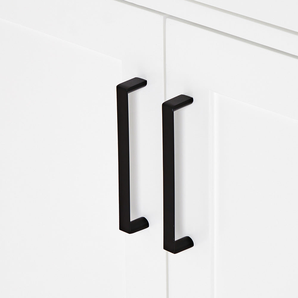 Isabella 72-inch White base cabinet on detail 3