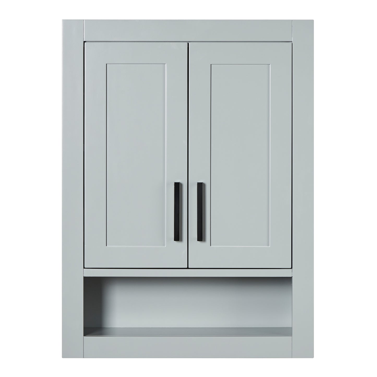 Isabella 3123-inch Grey base cabinet on white back ground front view main image