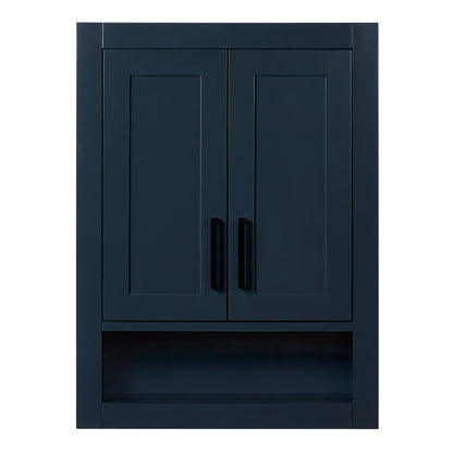 Isabella 3123-inch Midnight Blue base cabinet on white back ground front view main image
