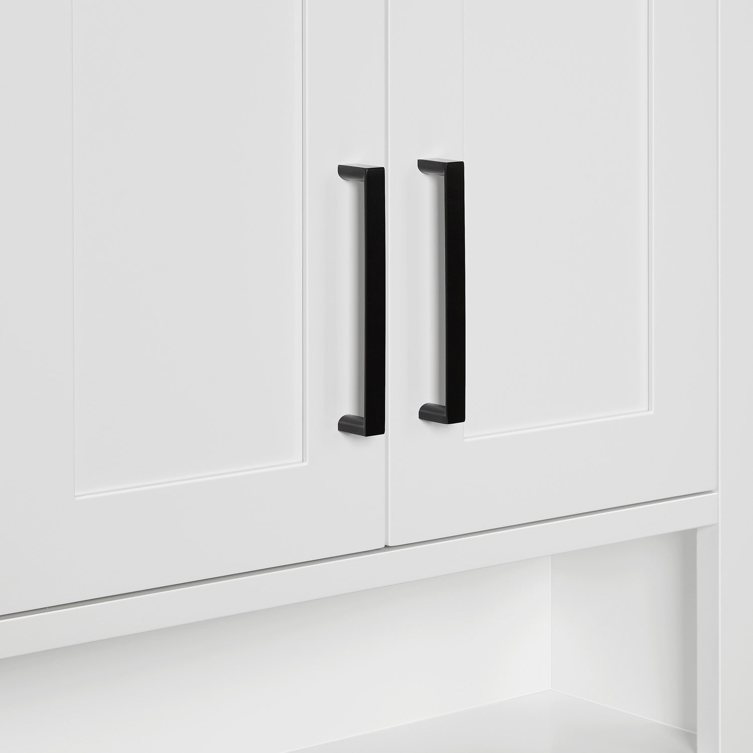 Isabella 3123-inch White base cabinet on white back ground top down