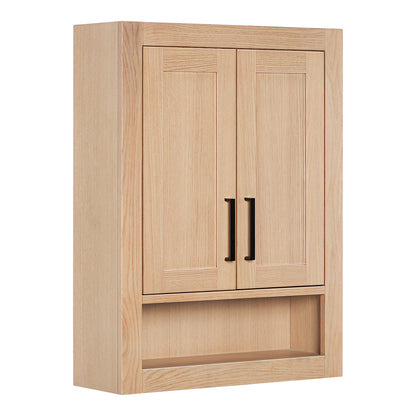 Isabella 3123-inch White Oak base cabinet on white back ground side view