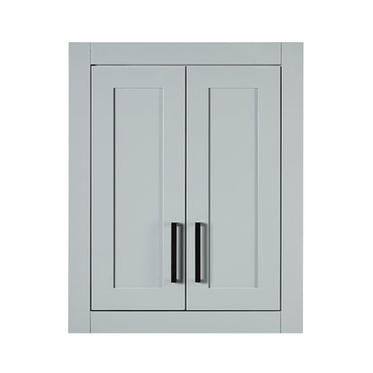 Isabella 2621-inch Grey base cabinet on white back ground front view main image