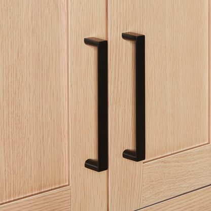 Isabella 2621-inch White Oak base cabinet on white back ground top down
