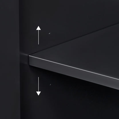 Isabella 2065-inch Black base cabinet on detail 1