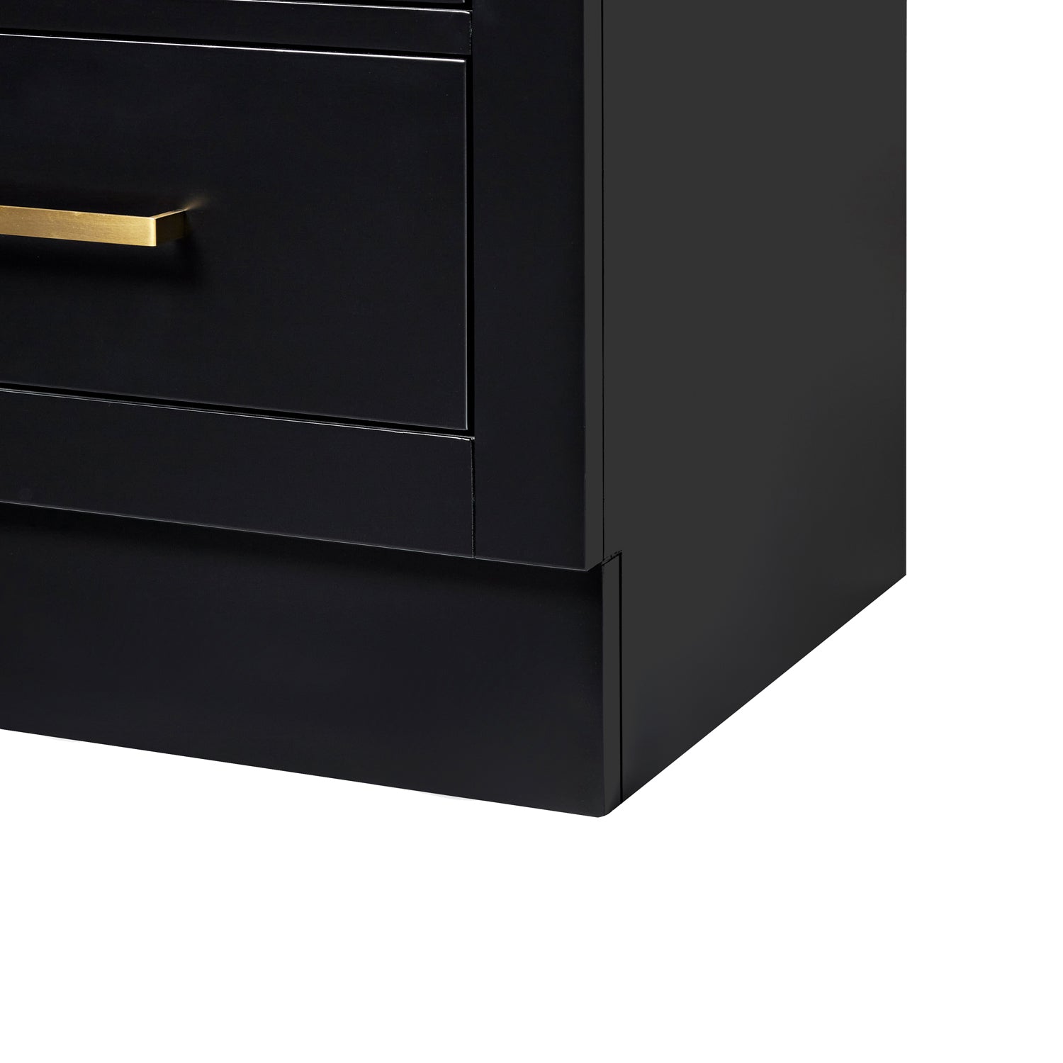 Isabella 2065-inch Black base cabinet on detail 2