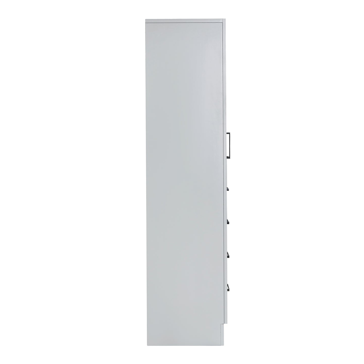 Isabella 2065-inch Grey base cabinet on white back ground 90 degree side view
