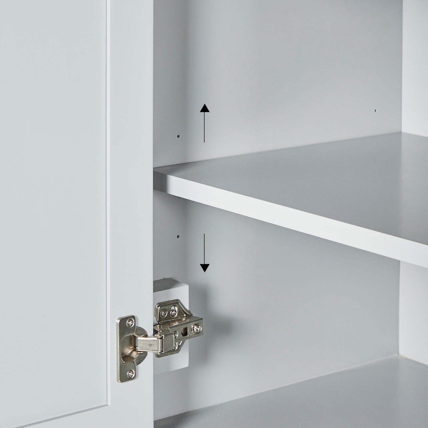 Isabella 2065-inch Grey base cabinet on detail 1
