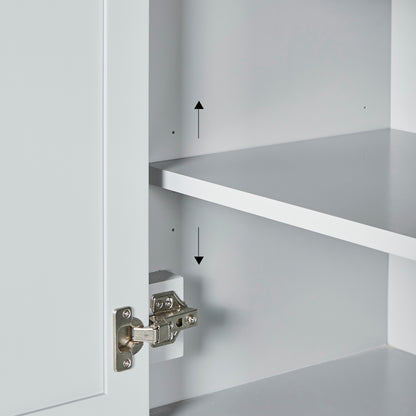 Isabella 2065-inch Grey base cabinet on detail 1