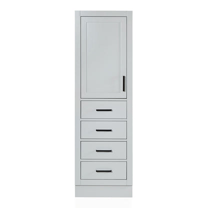 Isabella 2065-inch Grey base cabinet on white back ground front view main image