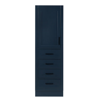 Isabella 2065-inch Midnight Blue base cabinet on white back ground front view main image