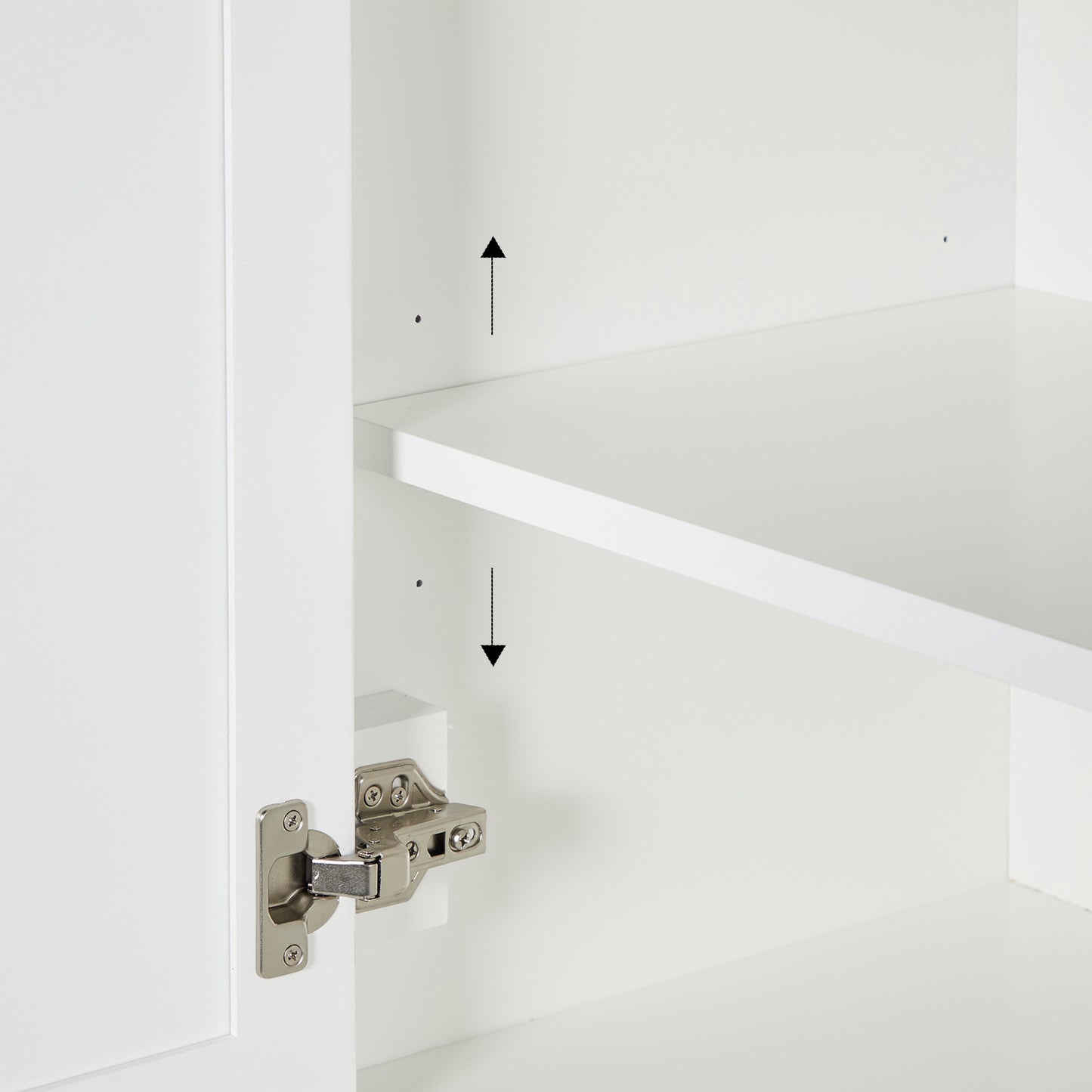 Isabella 2065-inch White base cabinet on detail 1
