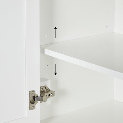 Isabella 2065-inch White base cabinet on detail 1