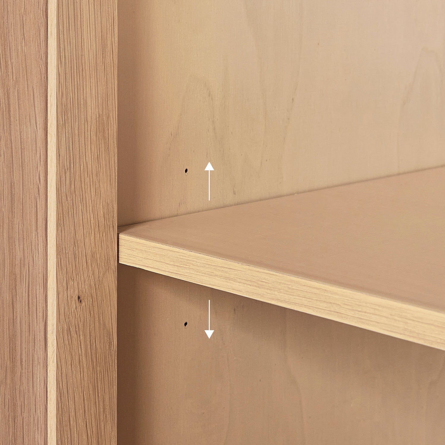 Isabella 2065-inch White Oak base cabinet on detail 1