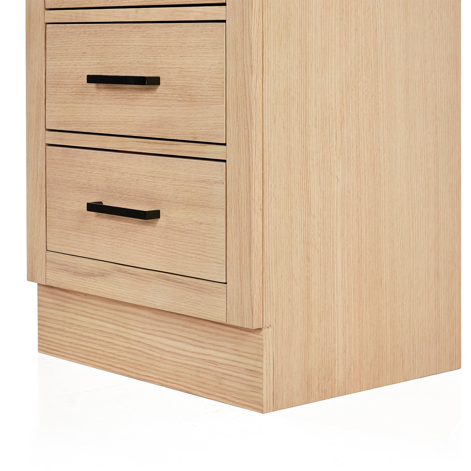 Isabella 2065-inch White Oak base cabinet on detail 2
