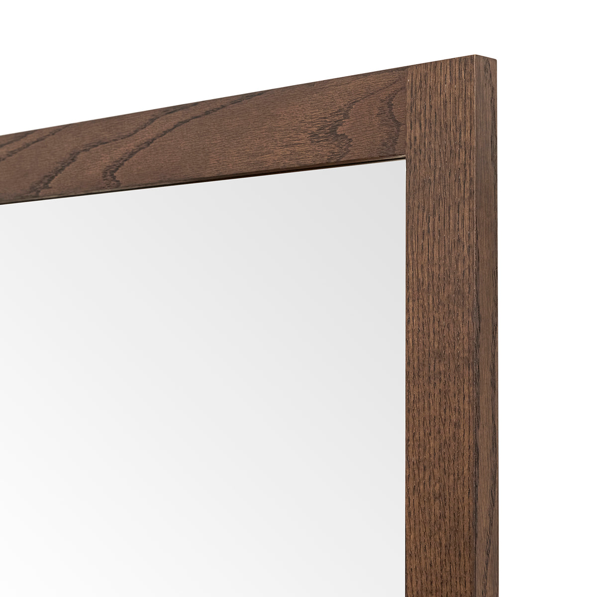 Wooden Mirror size 3040 in Brown Oak alt view 2